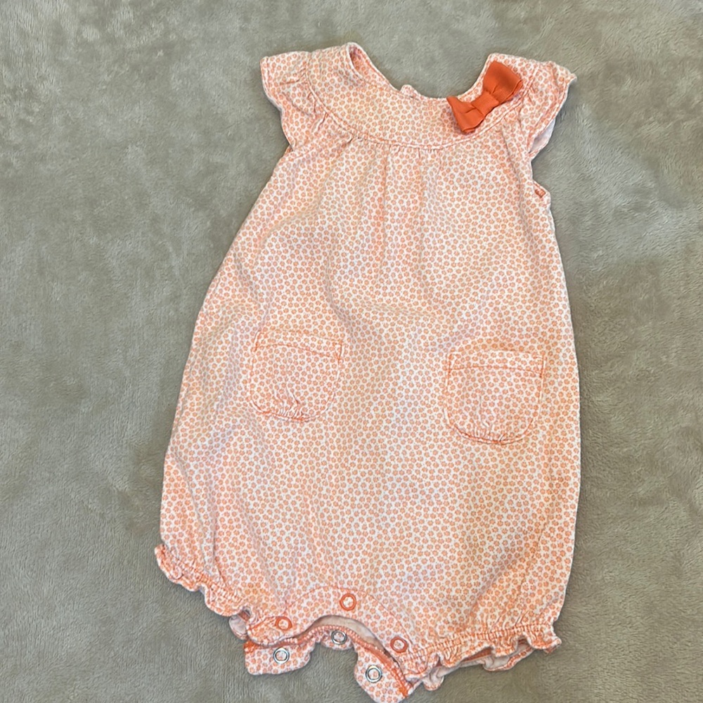 Carter’s Coral Romper ~ 6mo